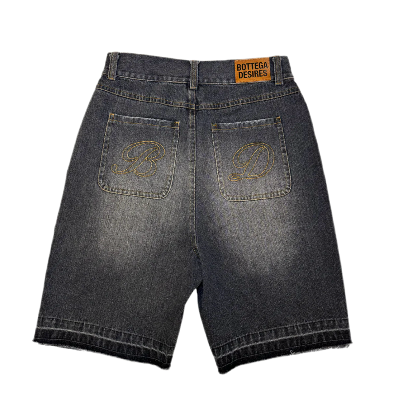 BOTTEGA DESIRES DENIM JORTS (BLACK)