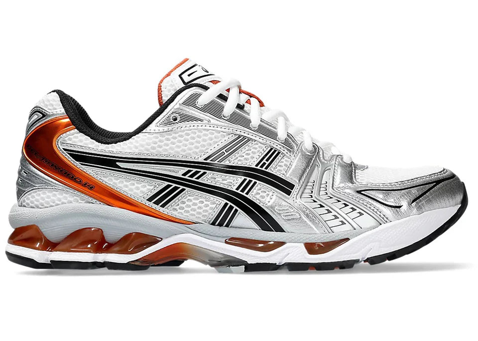 ASICS GEL-KAYANO 14 WHITE PIQUANT ORANGE