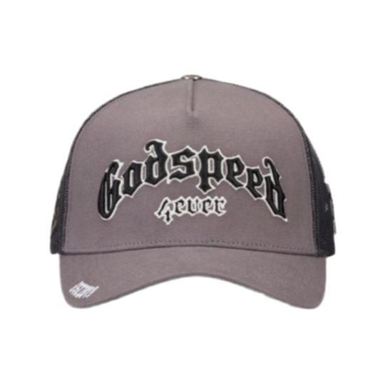 GODSPEED GS FOREVER TRUCKER HAT (SMOKE)