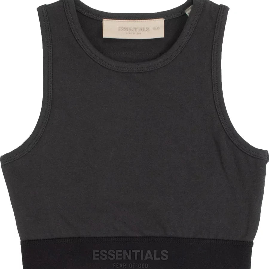 FEAR OF GOD ESSENTIALS WOMEN'S SPORT TANK - IRON