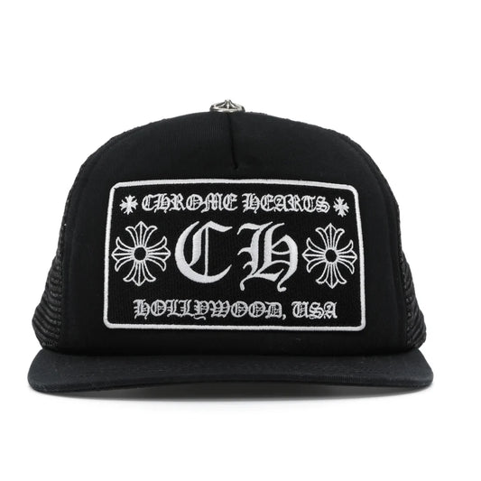 CHROME HEARTS HOLLYWOOD TRUCKER "BLACK"