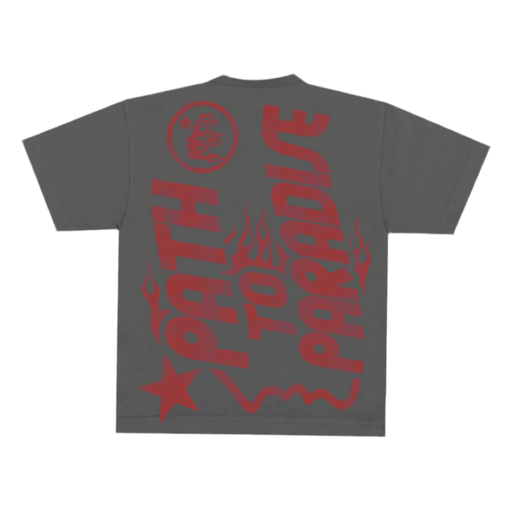 HELLSTAR STUDIOS JESUS
EMBLEM TEE GREY