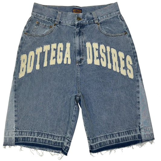 BOTTEGA DESIRES DENIM JORTS