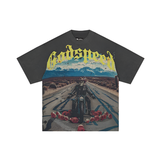 GODSPEED LONG LONELY ROAD T-SHIRT