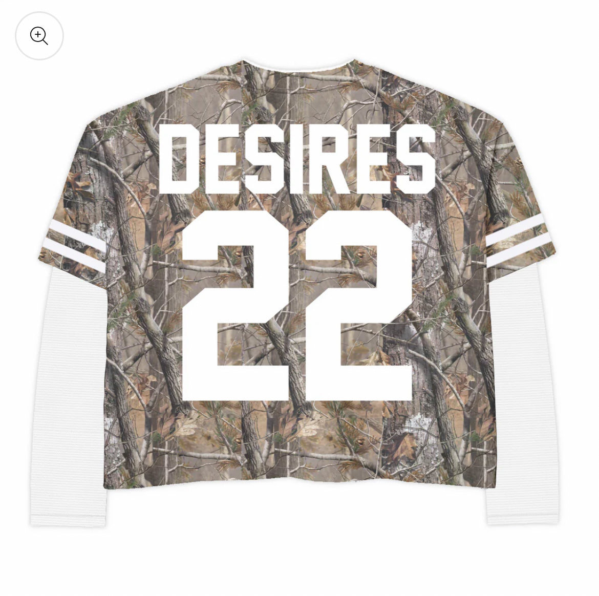 BOTTEGA DESIRES CAMO LONG SLEEVE T-SHIRT