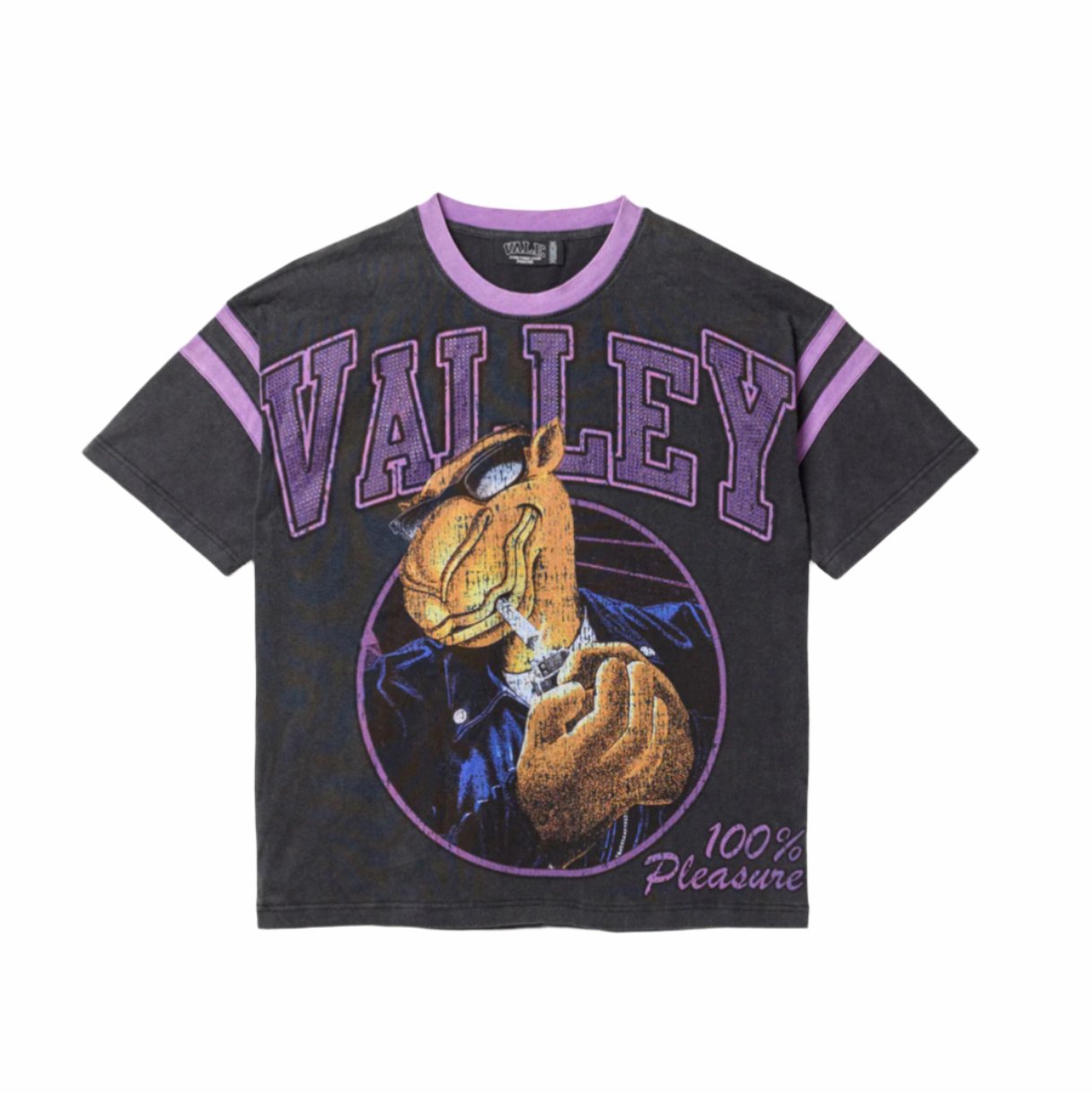 VALE PURPLE RAYS BLING T-SHIRT