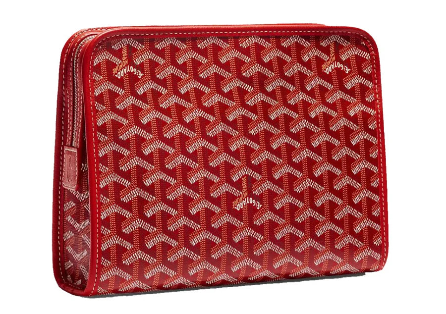 GOYARD 'JOUVENCE TOILETRY MM' RED BAG