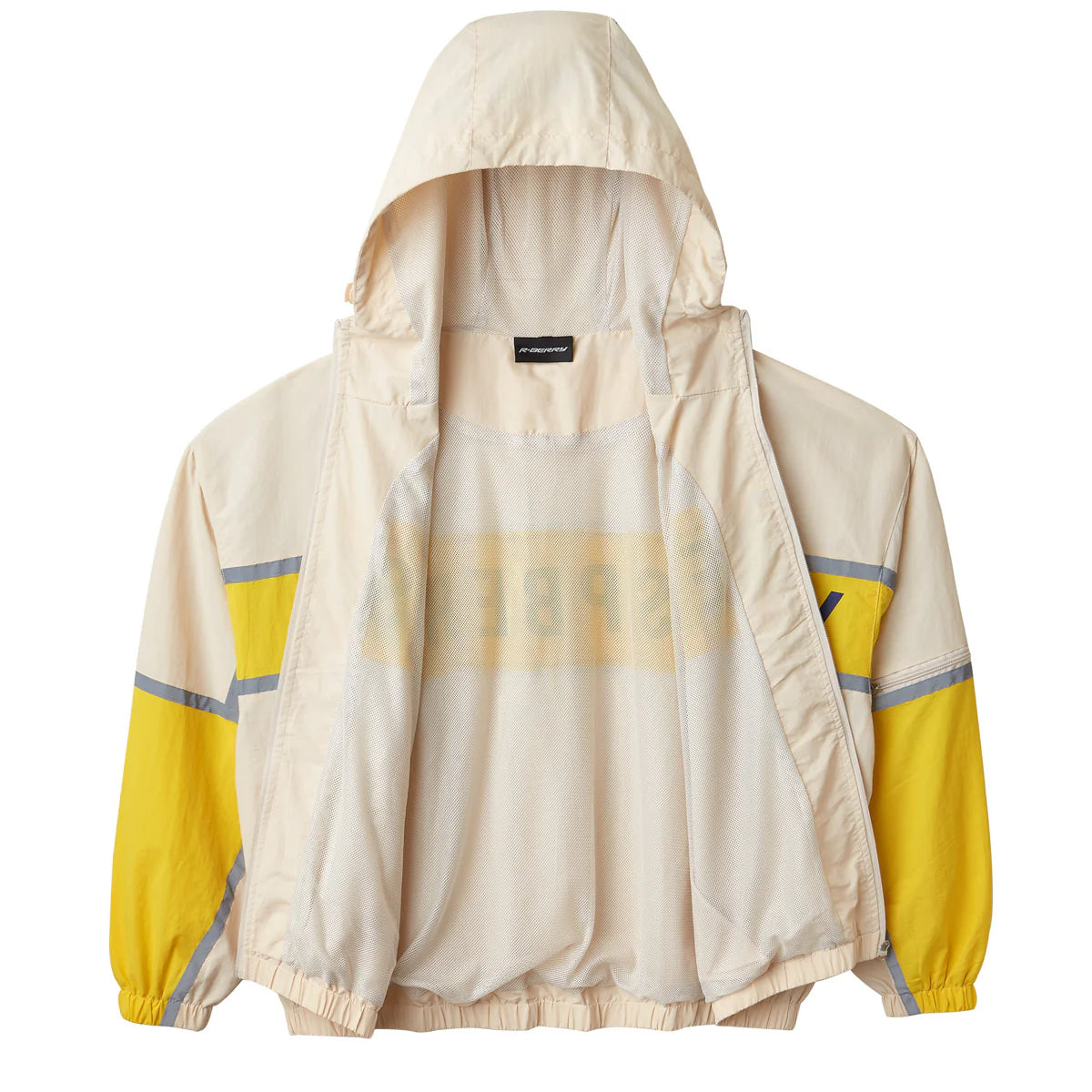 THE GOLD + VINTAGE GALLERY RASPBERRY CREAM WINDBREAKER