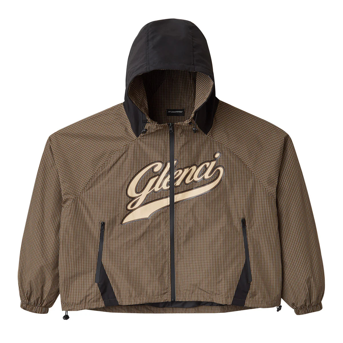 THE GOLD + VINTAGE GALLERY GLENCI PLAID WINDBREAKER JACKET