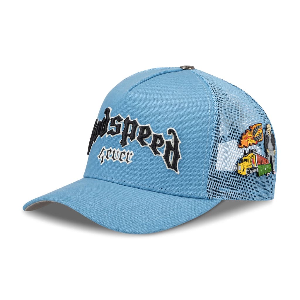 GODSPEED GS FOREVER TRUCKER HAT (SKY BLUE)