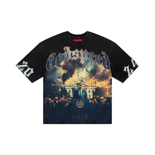 GODSPEED V.O.D 2024 T-SHIRT (BLACK WASH)